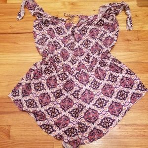 Printed Romper